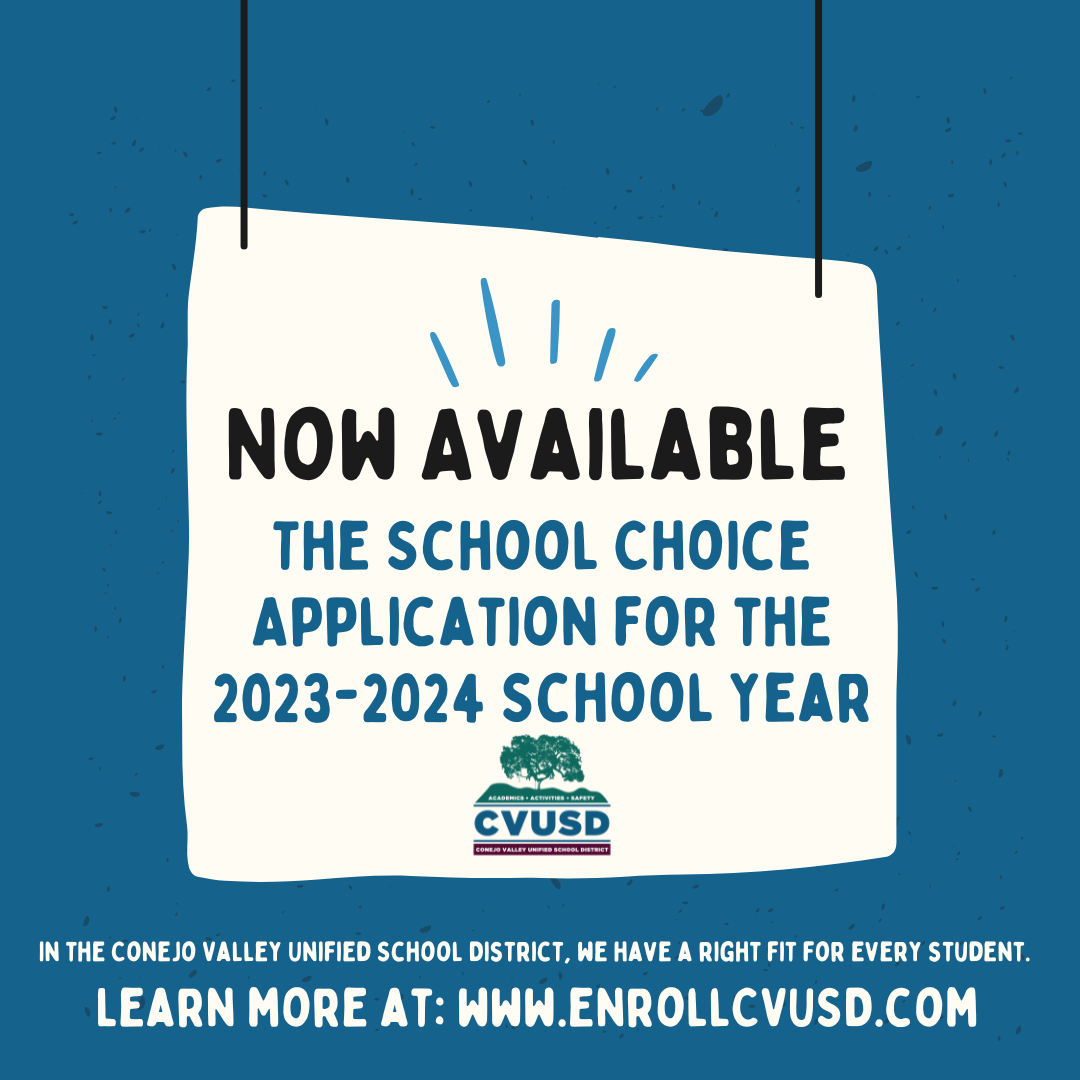  School Choice Application Now Available
